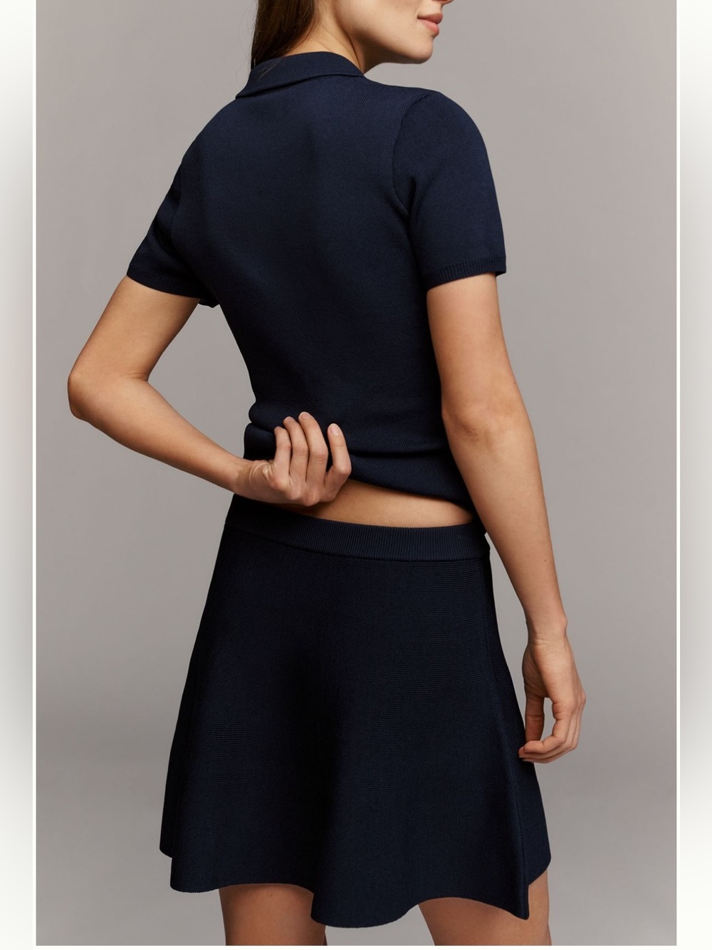 NWT Anthropologie A Line Mini Sweater Skirt